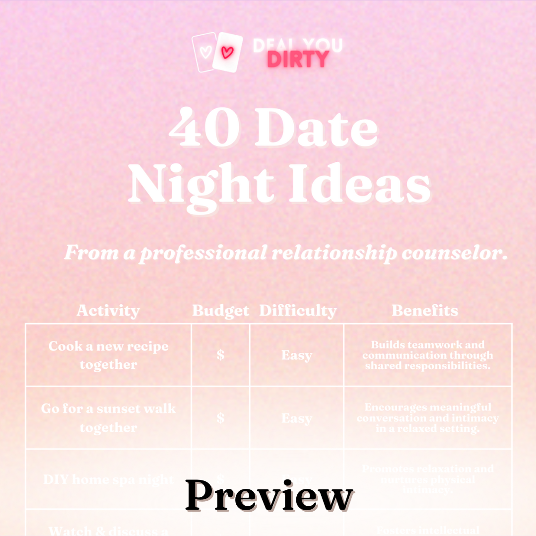 Date Night Ideas Bundle