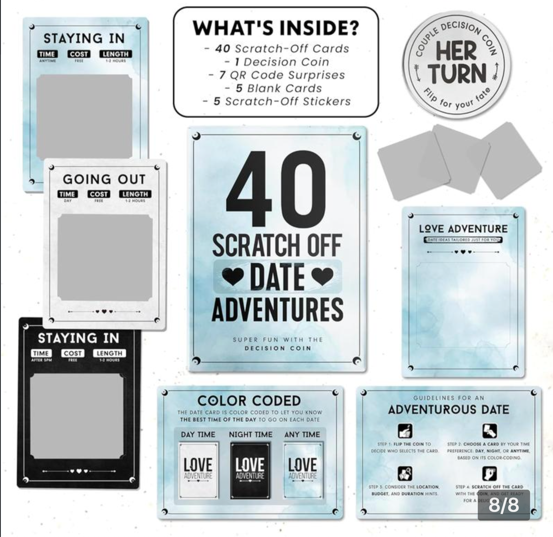 Date Night Adventure | 40 Scratch-Off Dates